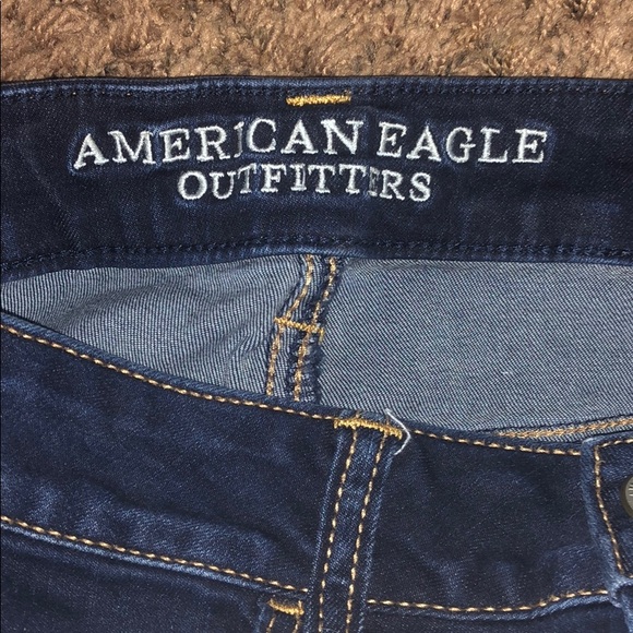 American Eagle dark wash  jeggings - Picture 4 of 5